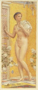 Et gult værelse af Albert Joseph Moore