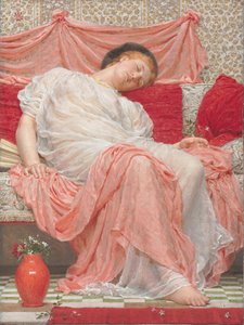 Jasmin (olie på lærred) af Albert Joseph Moore