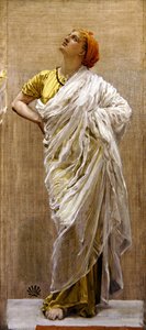 Study for Birds, ca. 1878 (olie og blyant på to lærreder) af Albert Joseph Moore