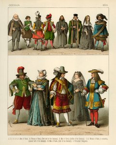 Tysk kostume 1600 af Albert Kretschmer