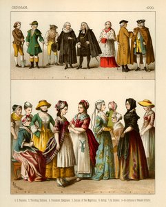 Tyske Kostumer 1700 af Albert Kretschmer