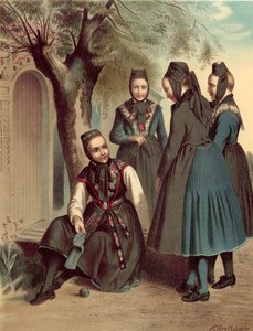 Tysk kostume, Storhertugdømmet Hessen, Hoch Weisel og Pohl Göns af Albert Kretschmer