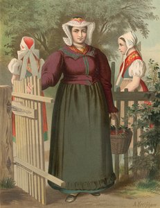 Tysk kostume, Preussen (provinsen Schlesien), Tannhausen af Albert Kretschmer