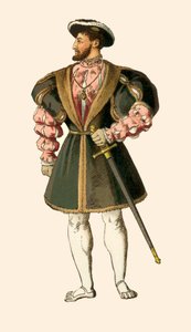 Kong Frans I af Frankrig, 1547 af Albert Kretschmer