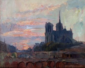 PINTURA. Kunstner: ALBERT LEBOURG. Sted: PRIVAT SAMLING, MADRID, SPANIEN