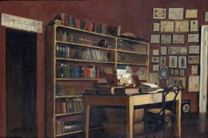 Hjørne af Sir Richard Burtons Study, 1889