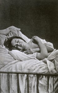 Ung kvinde med et anfald af hysteri, 1878 af Albert Londe