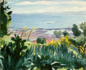 Algier - Udsigt fra Mustaphas højder af Albert Marquet