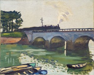 Bro ved Saint-Jean-de-Luz af Albert Marquet