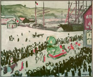 Karneval på stranden af Albert Marquet
