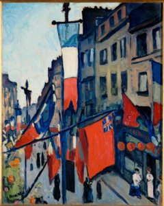 14. juli i Le Havre af Albert Marquet