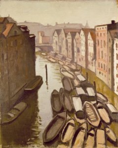 Flåde i Hamborg af Albert Marquet