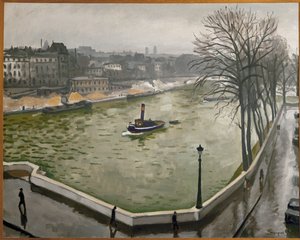 Seinen i Paris (olie på lærred) af Albert Marquet