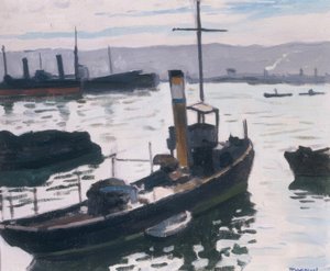 Havnen i Algier af Albert Marquet