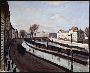 Paris, Quai des Grands-Augustins af Albert Marquet