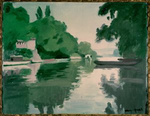 Landskab ved Chenevières af Albert Marquet