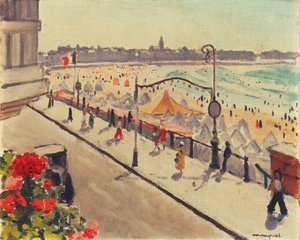 Strandpromenaden, Olonnes sand; Ved havet, Les Sables d