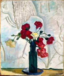 Stilleben med nelliker af Albert Marquet