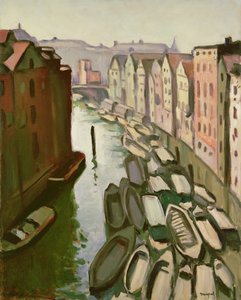 Havnen i Hamborg af Albert Marquet