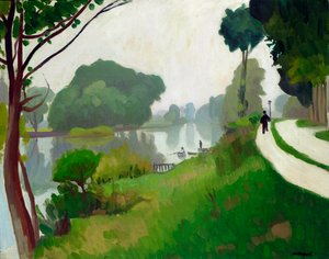 Marne ved Varenne-Saint-Hilaire af Albert Marquet
