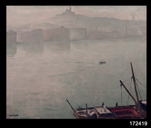 Marseilles havn af Albert Marquet