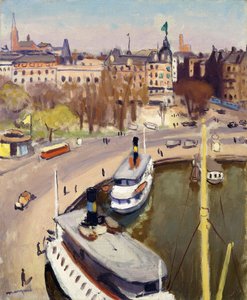 Stockholms havn af Albert Marquet