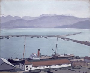 Udsigt ved Bougie, Algier af Albert Marquet