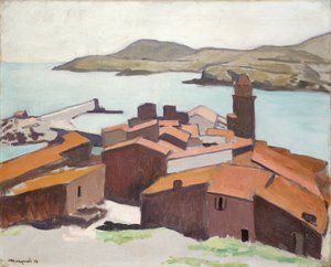 Udsigt over Collioure af Albert Marquet