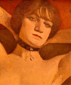 Kvinde på en sofa detalje, 1912 af Albert Marquet