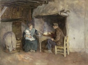 Frokost i en bondefamilie