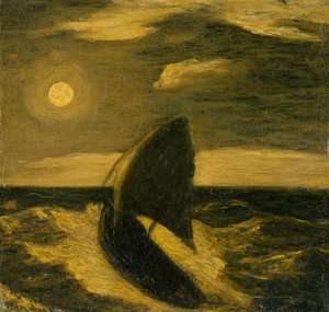 Havets Arbejdere, ca. 1880-85. af Albert Pinkham Ryder