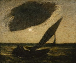 Under en sky, ca. 1900. af Albert Pinkham Ryder