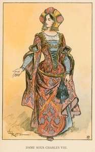 Lady Under Charles VIII af Albert Robida