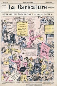Simmende valgkamp af Albert Robida