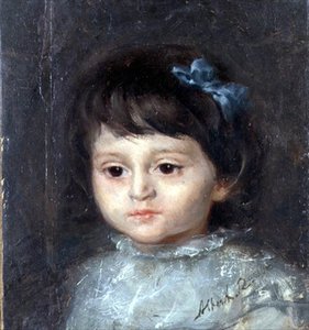 Et hovedstudie af Erna Siegel af Albert Roelofs