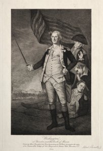 George Washington i Princeton, 1898. af Albert Rosenthal