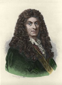 Portræt af Henry Purcell (1659-1695), engelsk komponist baseret på tegningen af Albert Rosenthal.