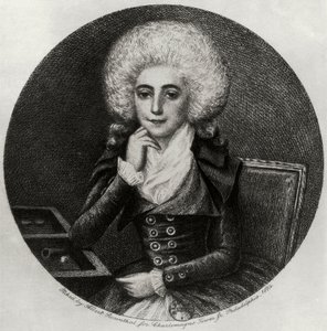 Portræt af Marie-Madeleine Pioche de La Vergne (kobberstik) af Albert Rosenthal