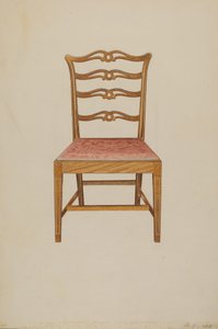 Ladderback stol af Albert Ryder