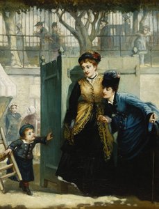 Skjul og søg, 1876 af Albert Snr. Ludovici