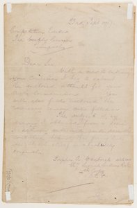 Brev til konkurrenceredaktøren, 23. september 1917 af Albert Warbrick