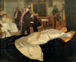 Atelierszene af Albert Weisgerber
