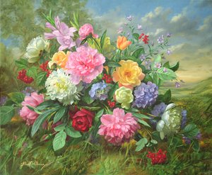 AB18 Pæoner og hortensia