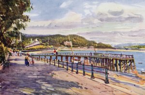 Grange-over-Sands (farve litho)