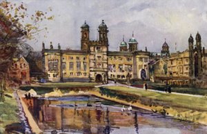 Stonyhurst (farve litho) af Albert Woods