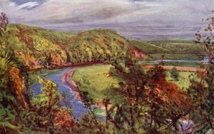 The Horseshoe Bend, Redscar (farve litho)