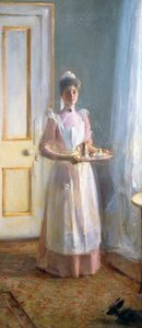 Tjeneren, ca. 1900 (olie på lærred) af Albert de Belleroche