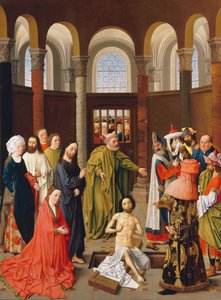 The Raising of Lazarus, ca 1455 af Albert van Ouwater