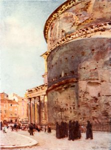 Pantheon, en flankeudsigt