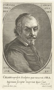 Portræt af Carolus Celanus af Albertus Clouwet